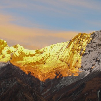 Mt. Fishtail (Machhapuchhare) view from Annapurna base camp